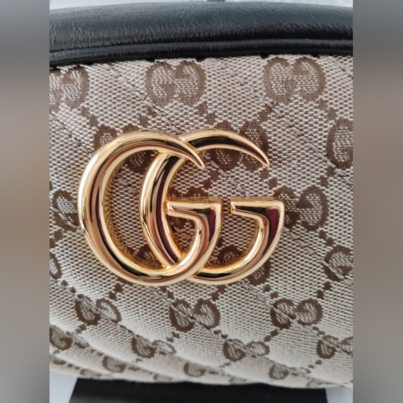 Gucci Marmont Crossbody Bag Monogram Matellase EUC - Picture 5 of 15